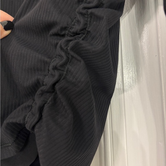 Lululemon All It Takes Ribbed Nulu Long-Sleeve Shirt - Black - size 0 - Picture 7 of 7
